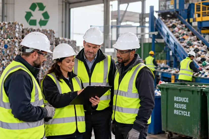 Recycling & Waste Management — service in action